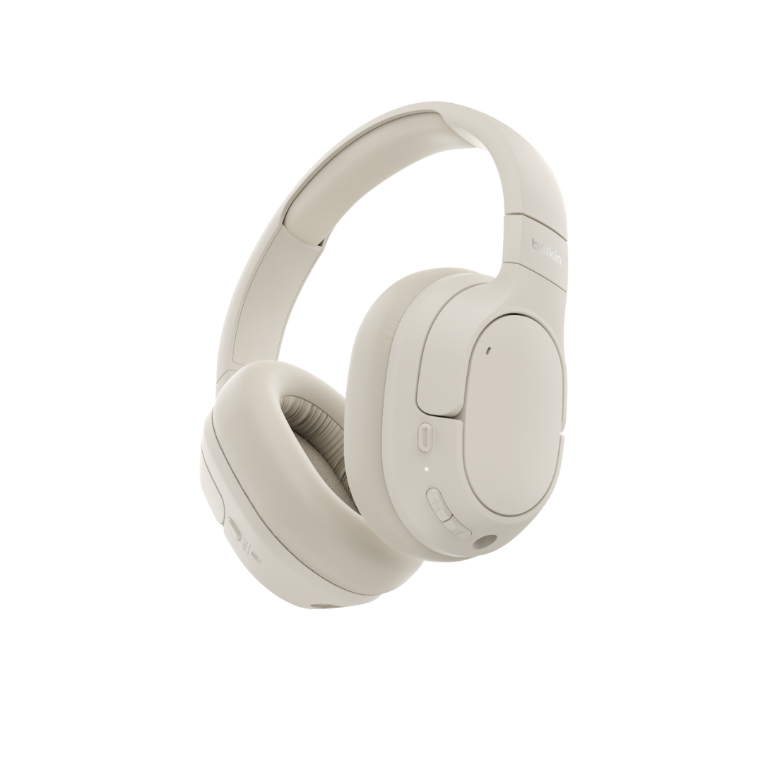 BELKIN Soundform Isolate Noise Cancelling Headphones - Sand