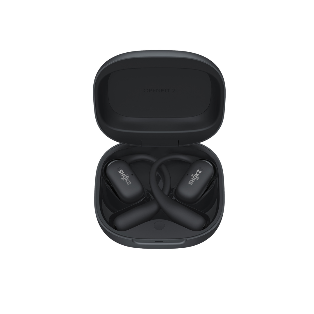 SHOKZ OpenFit 2+ Open-Ear True Wireless Earbuds - Black