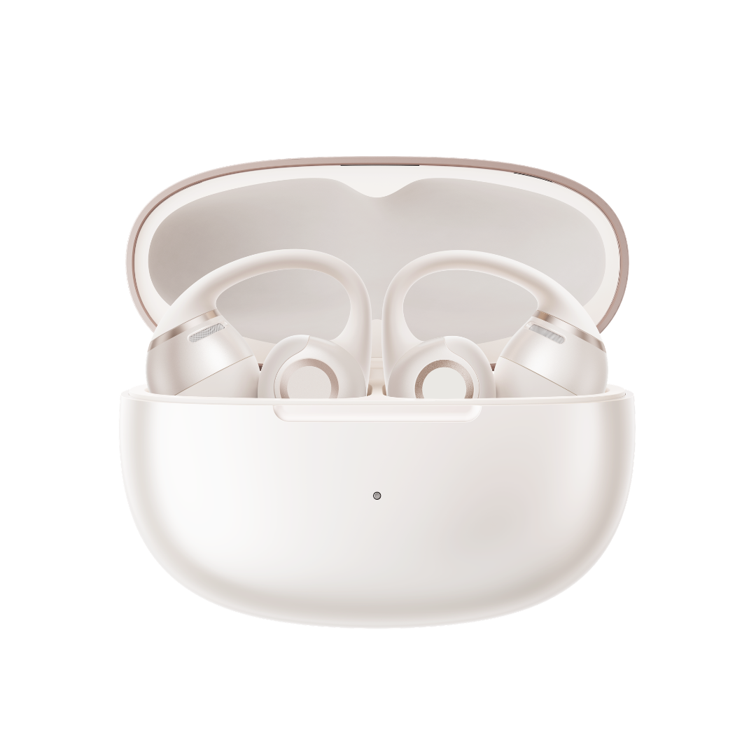 SHOKZ OpenDots 2 Open-Ear True Wireless Earbuds - Pearl White