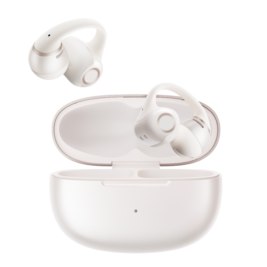 SHOKZ OpenDots 2 Open-Ear True Wireless Earbuds - Pearl White