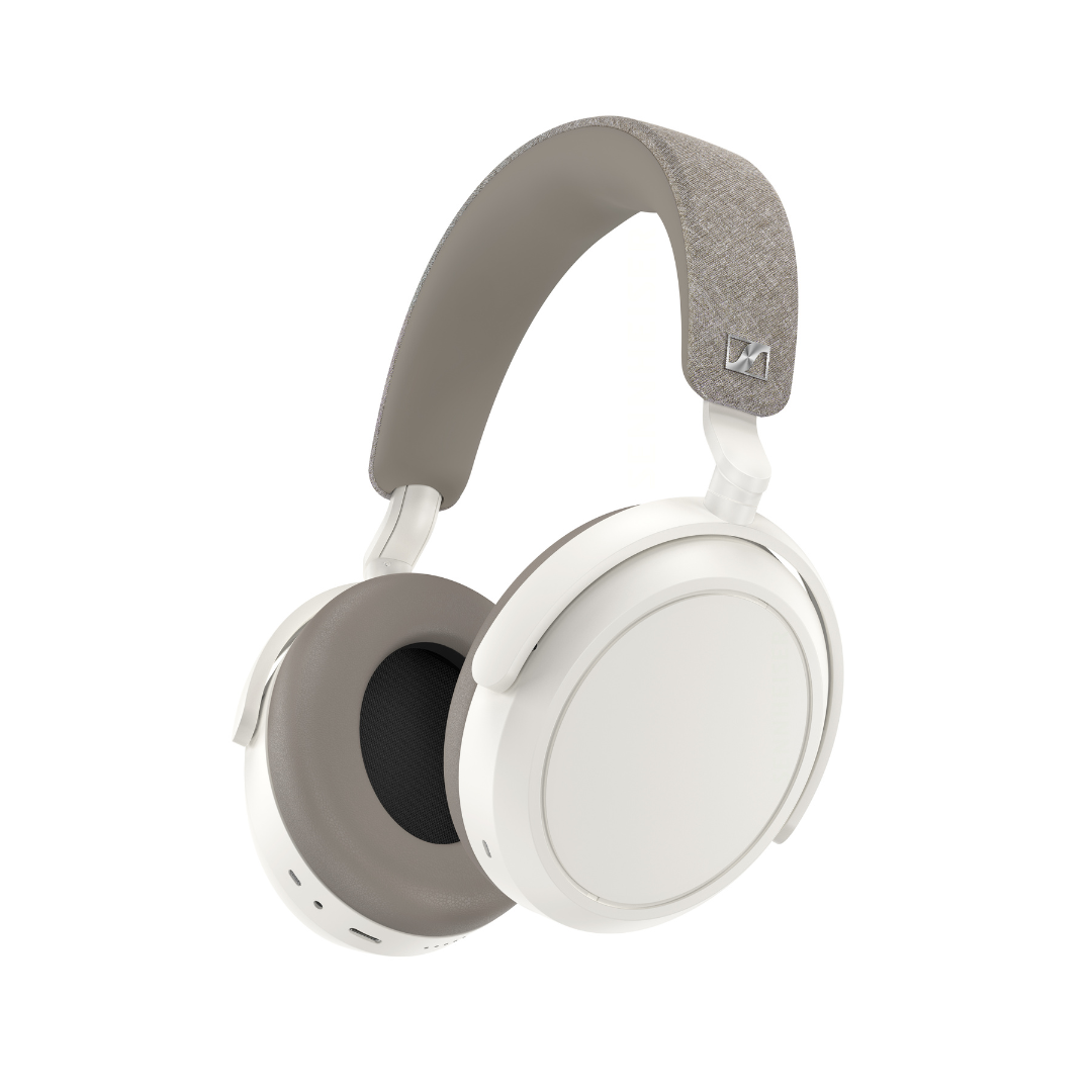 SENNHEISER Momentum 4 Wireless Adaptive Noise Cancelling Over-Ear Headphones - White