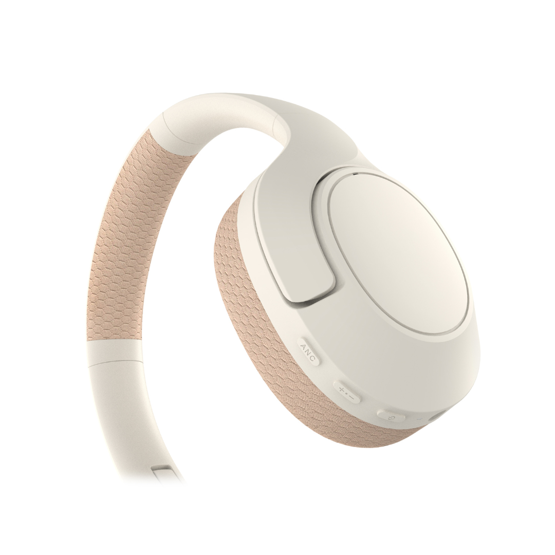 PHILIPS TAH7508 Noise Cancelling Wireless Over-Ear Headphones - White