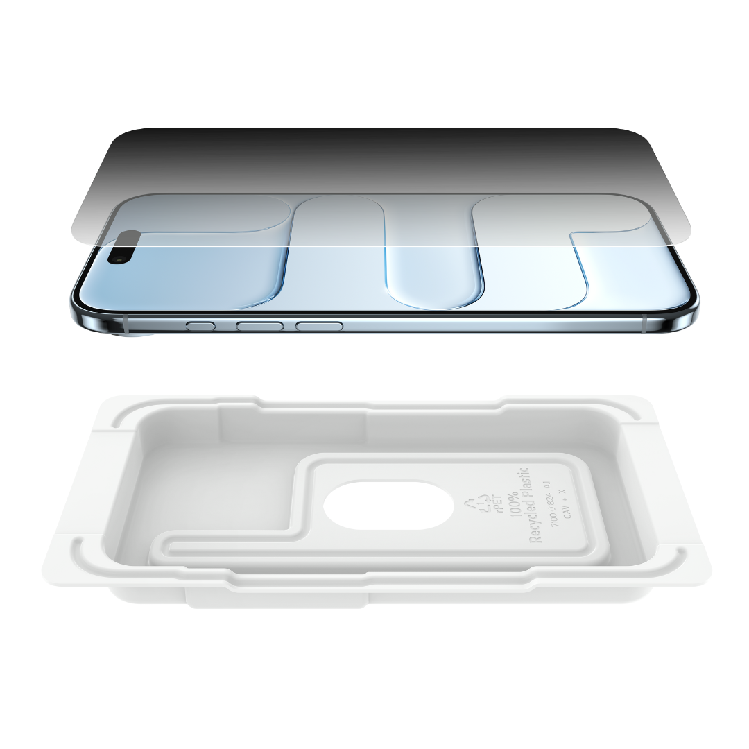 BELKIN Aluminosilicate Recycled Glass for iPhone Air - Privacy