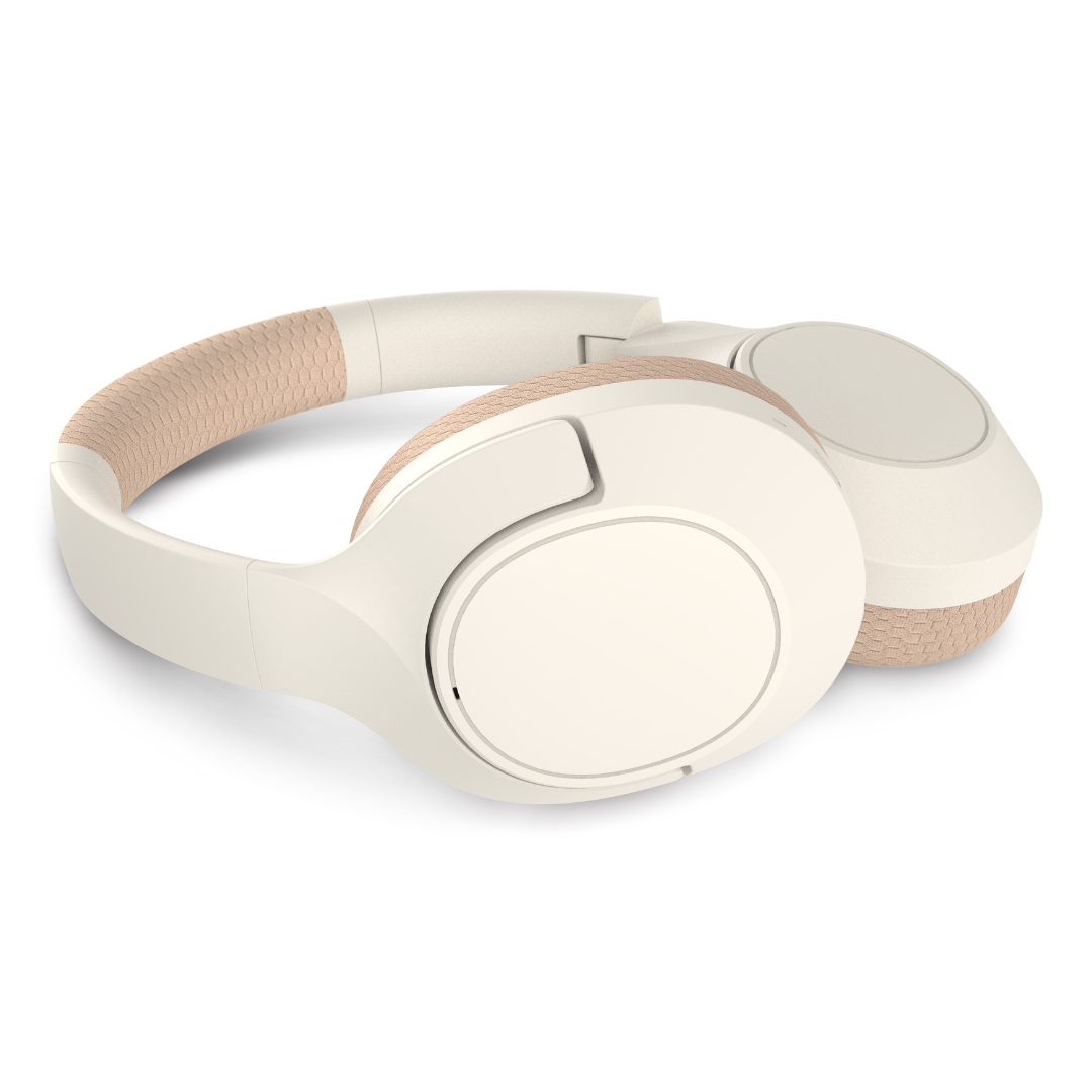 PHILIPS TAH7508 Noise Cancelling Wireless Over-Ear Headphones - White