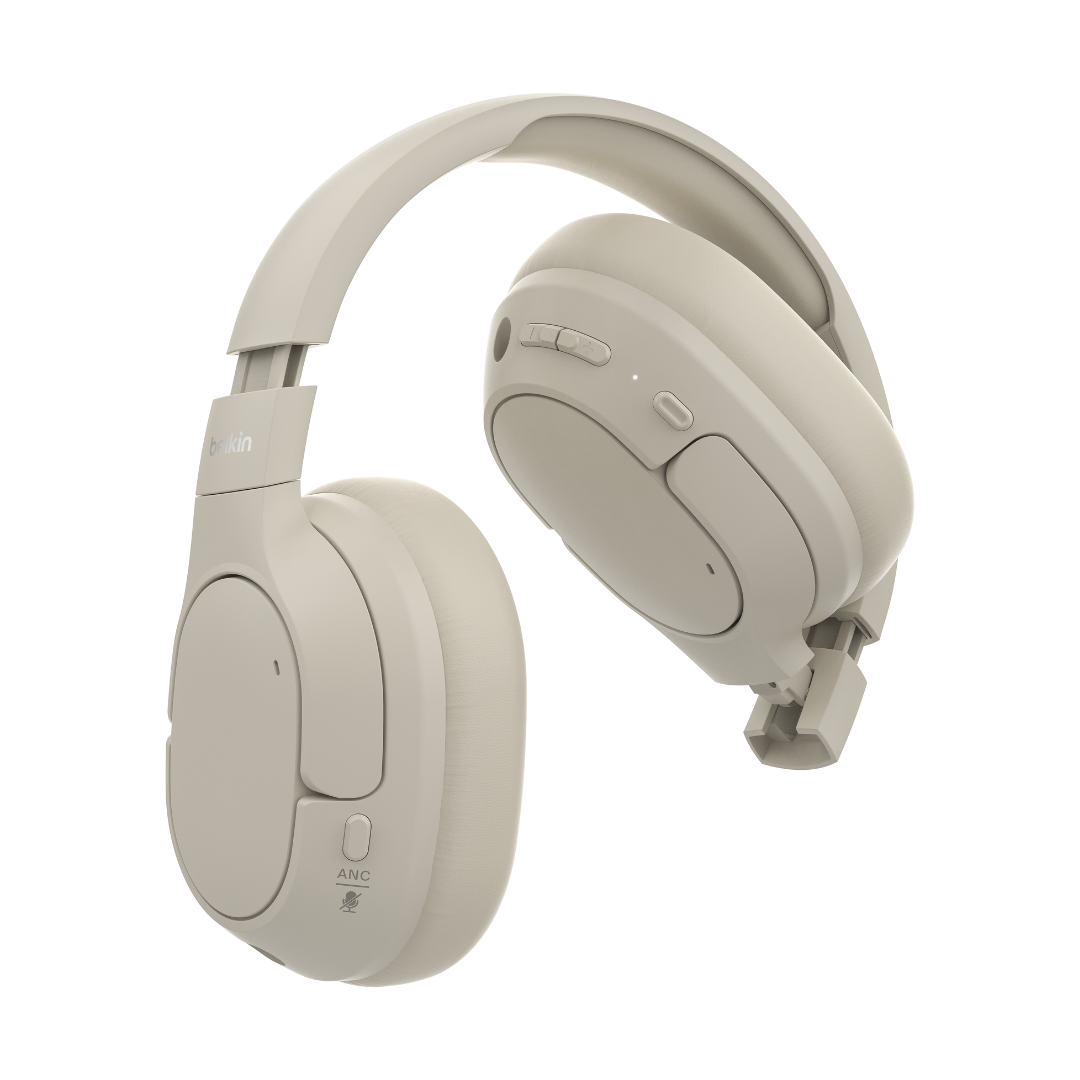 BELKIN Soundform Isolate Noise Cancelling Headphones - Sand