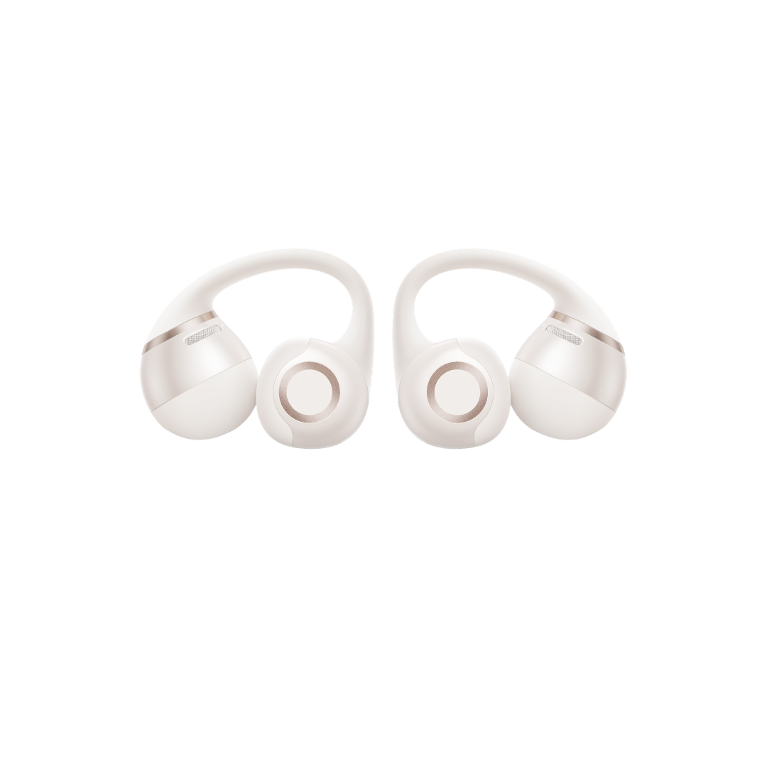 SHOKZ OpenDots 2 Open-Ear True Wireless Earbuds - Pearl White