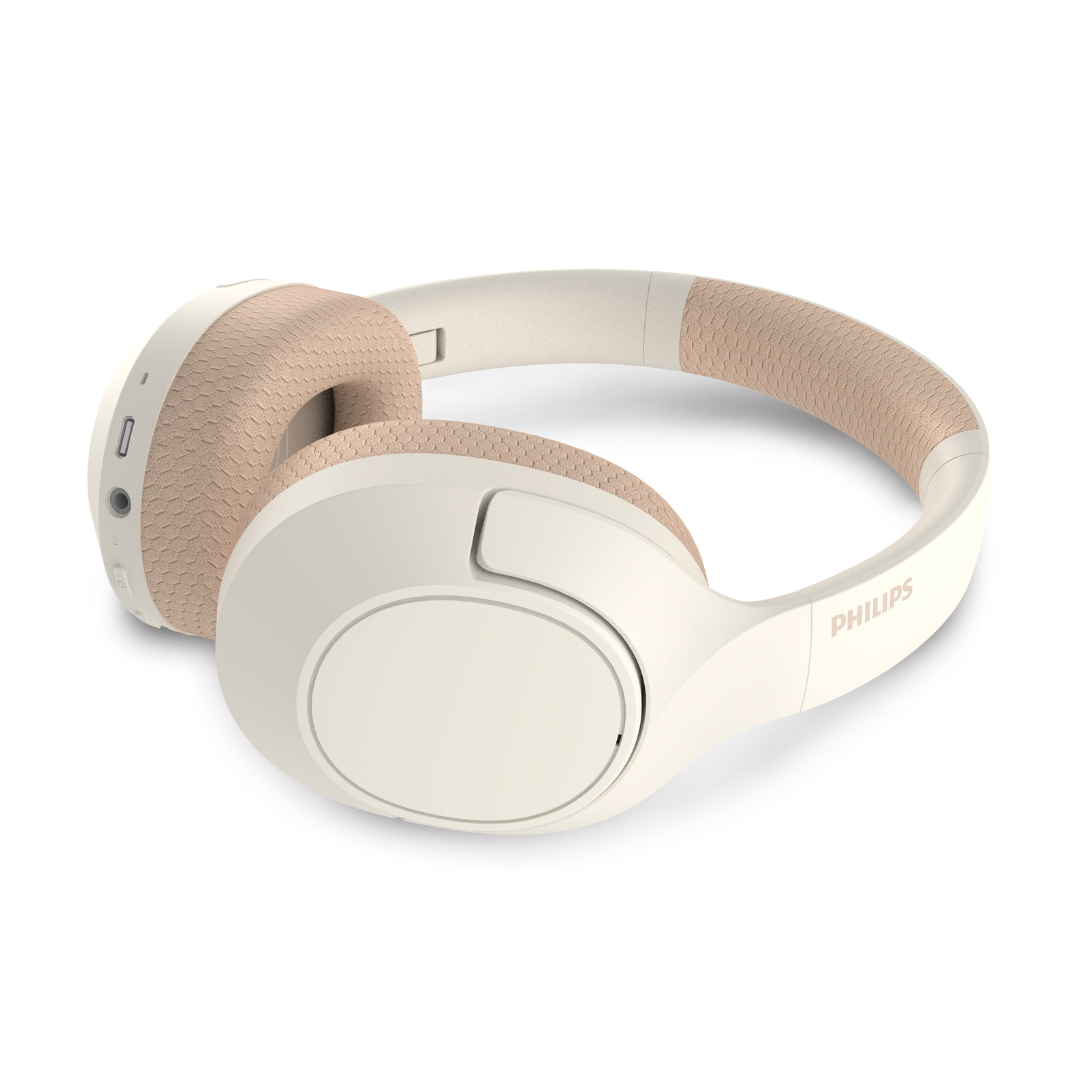 PHILIPS TAH7508 Noise Cancelling Wireless Over-Ear Headphones - White