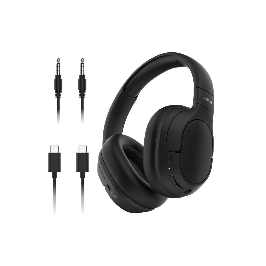 BELKIN Soundform Isolate Noise Cancelling Headphones - Black