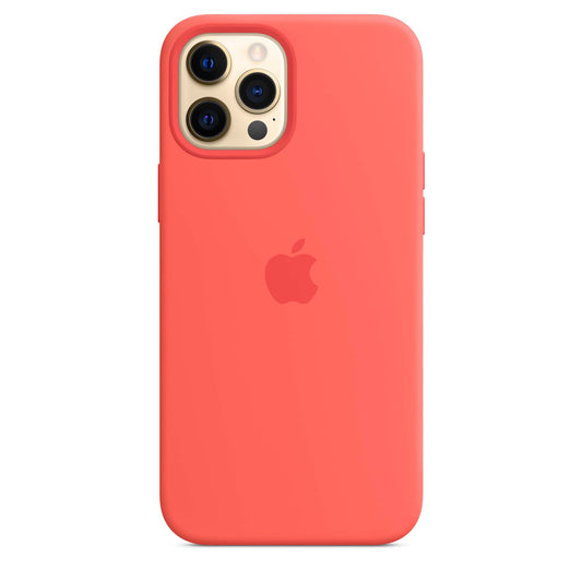 iPhone 12 Pro Max Silicone Case with MagSafe - Pink Citrus