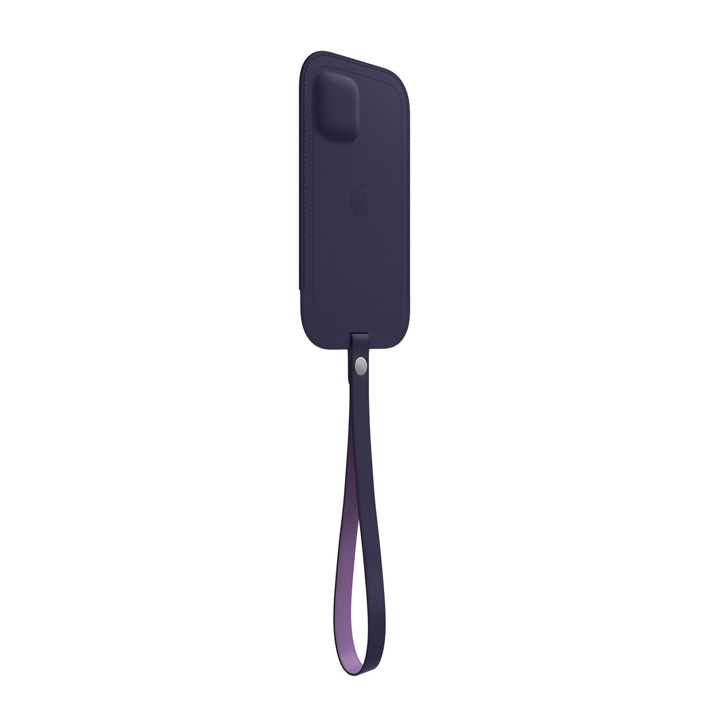 iPhone 12 mini Leather Sleeve with MagSafe - Deep Violet