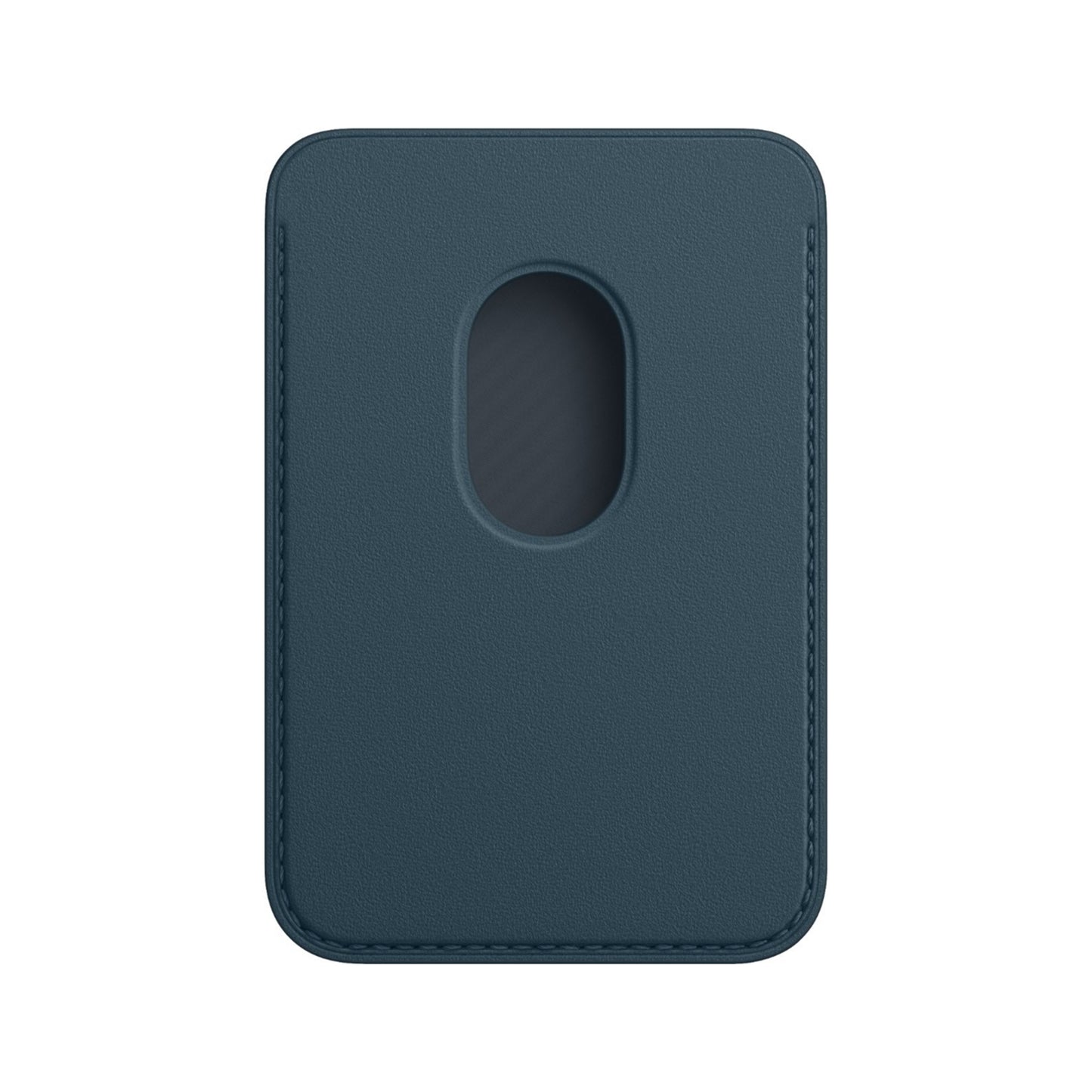 iPhone Leather Wallet with MagSafe - Baltic Blue