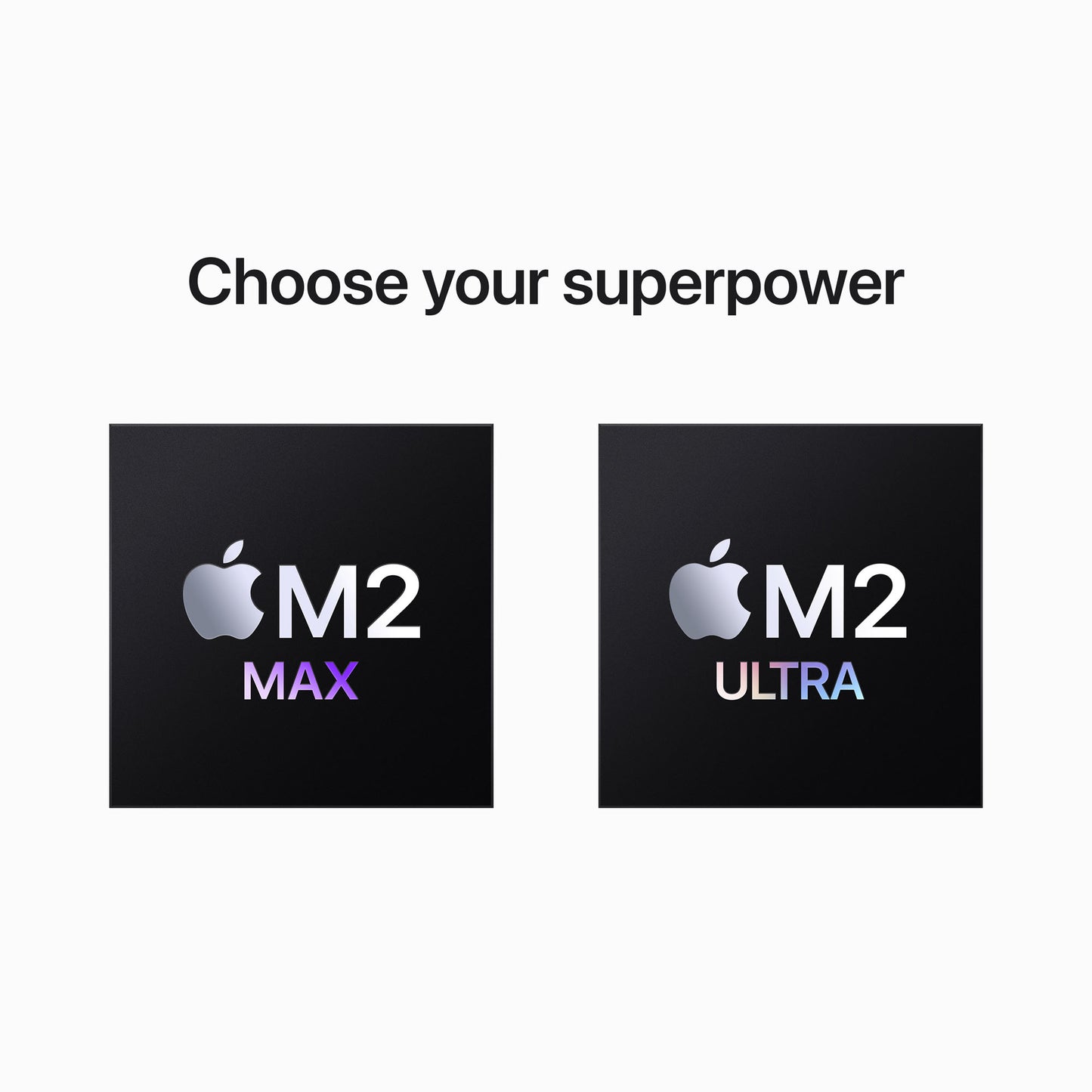 Mac Studio: Apple M2 Ultra with 24-core CPU, 60-core GPU, 32-core Neural Engine, 1TB SSD