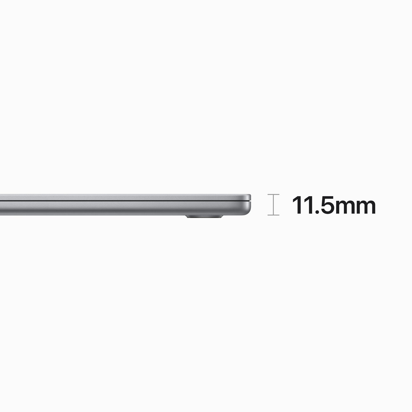 15-inch MacBook Air: Apple M2 chip with 8‑core CPU and 10‑core GPU, 512GB SSD - Space Gray