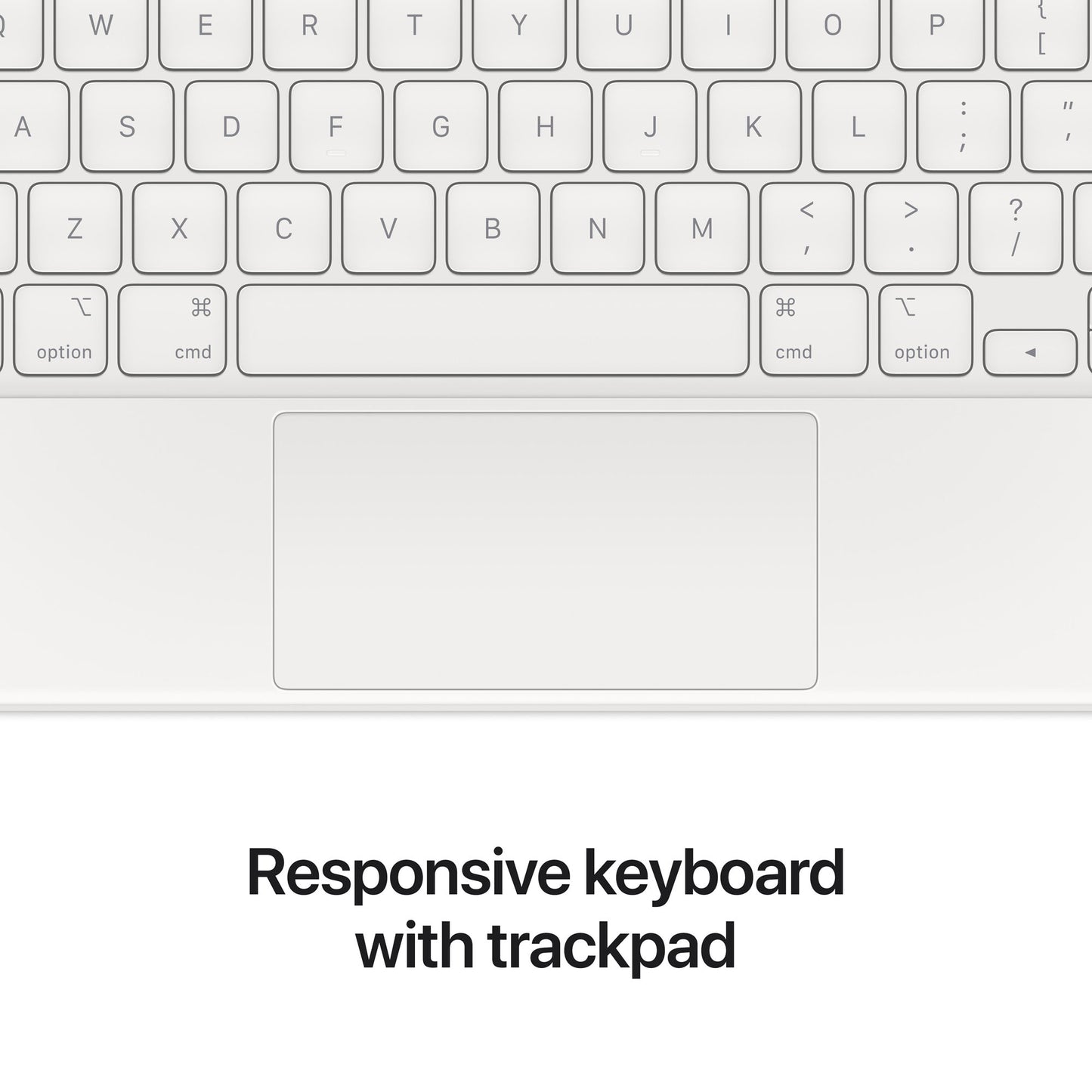 Magic Keyboard for iPad Pro 11-inch (3rd gen) and iPad Air (4th gen) - US English - White