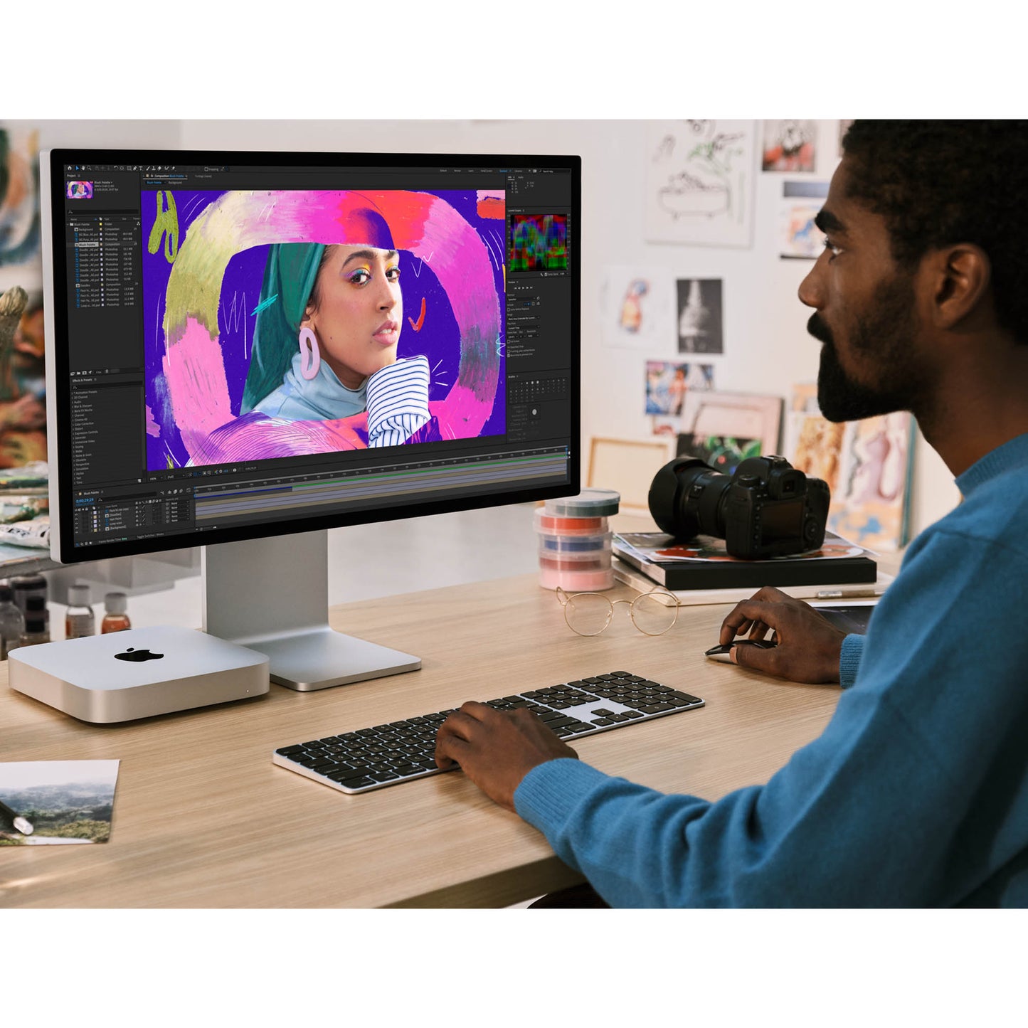 Mac mini: Apple M2 chip with 8-core CPU and 10-core GPU, 512GB SSD