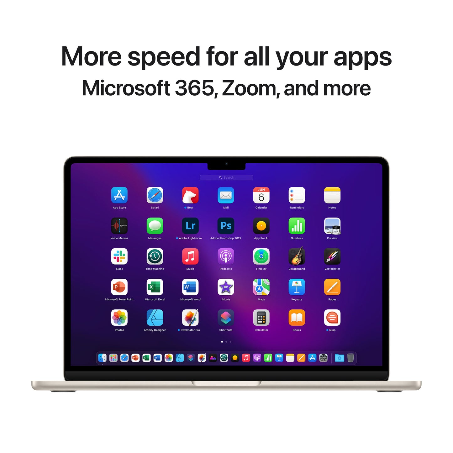 13-inch MacBook Air: Apple M2 chip with 8-core CPU and 10-core GPU 512GB - Starlight
