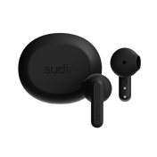 SUDIO A3 True Wireless Earbuds - Black
