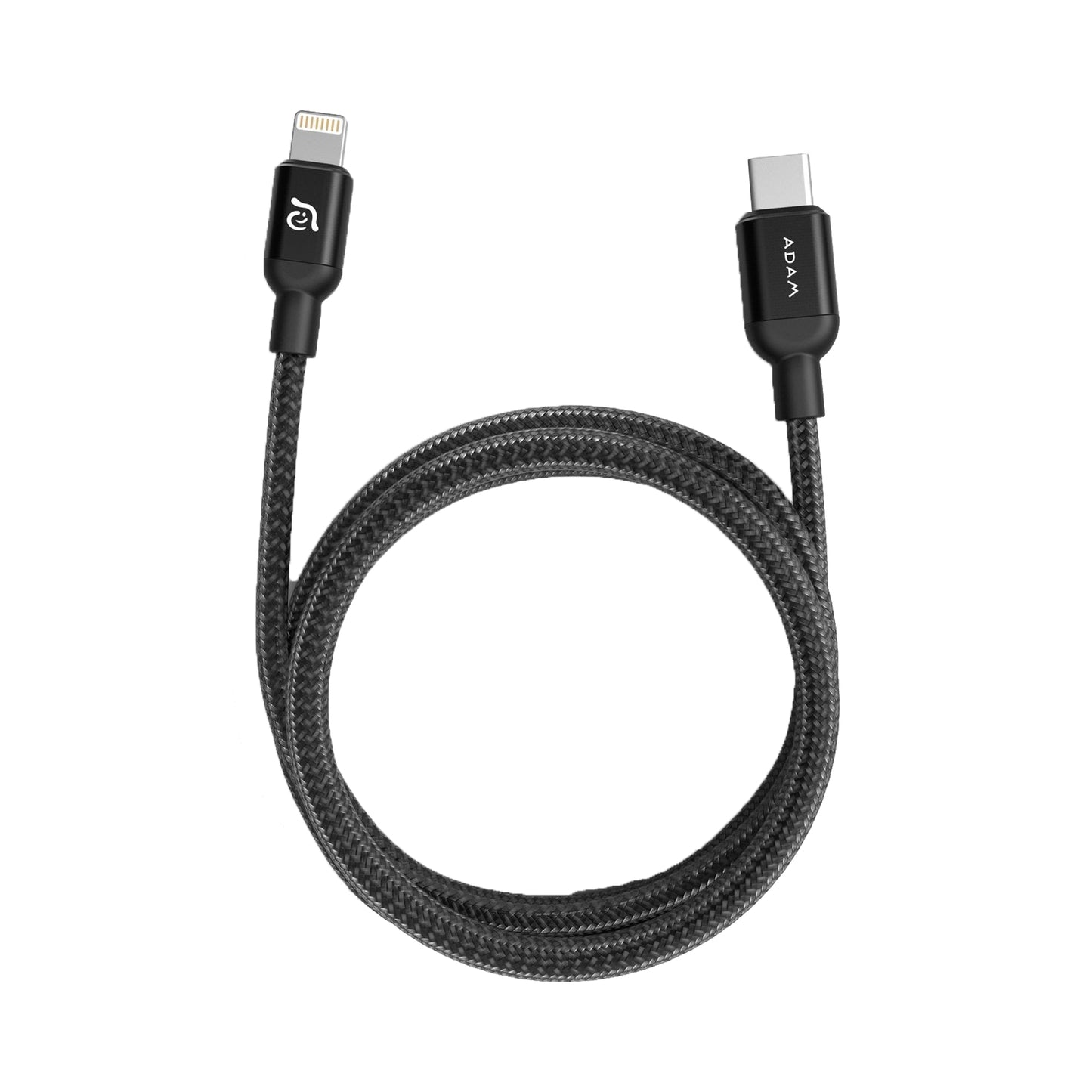 ADAM ELEMENTS PeAk II Braided USB-C to Lightning cable 1.2m - Black