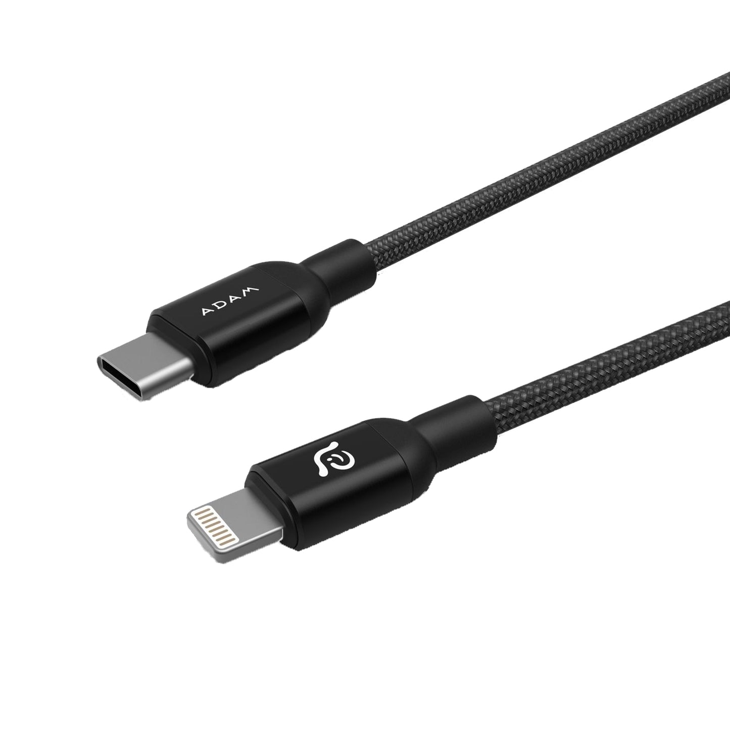 ADAM ELEMENTS PeAk II Braided USB-C to Lightning cable 1.2m - Black
