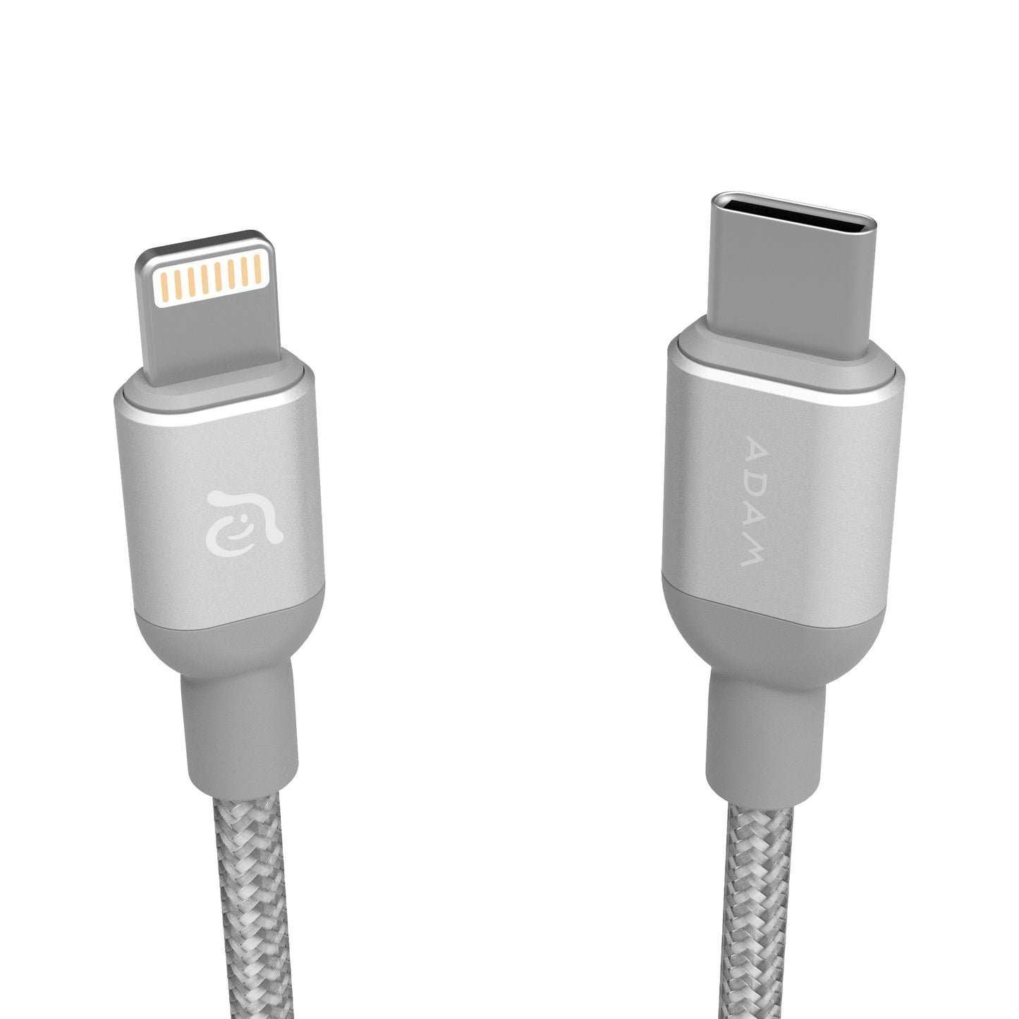 ADAM ELEMENTS PeAk II Braided USB-C to Lightning cable 1.2m - Silver