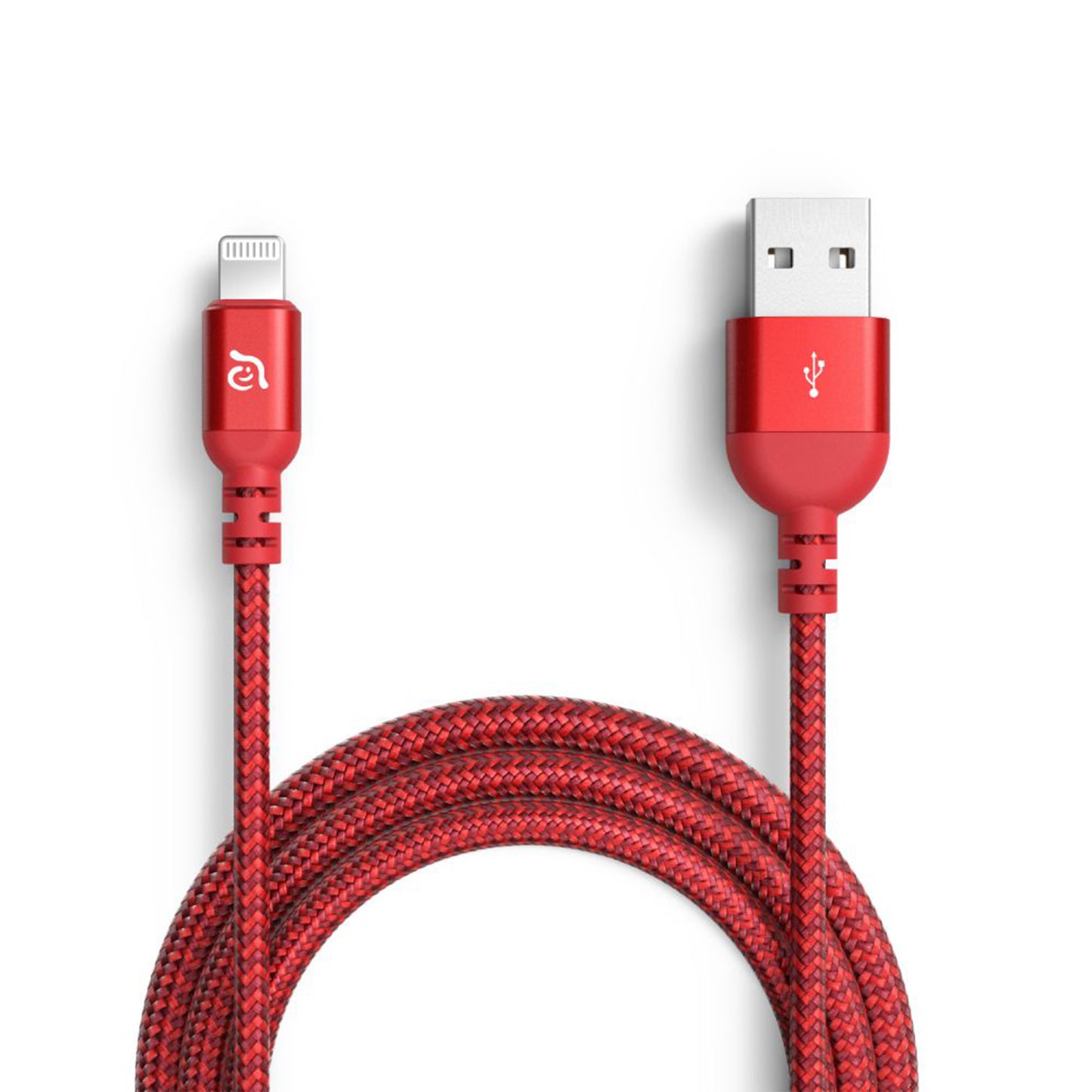 ADAM ELEMENTS Peak III Braided Lightning Cable 1.2m - Red