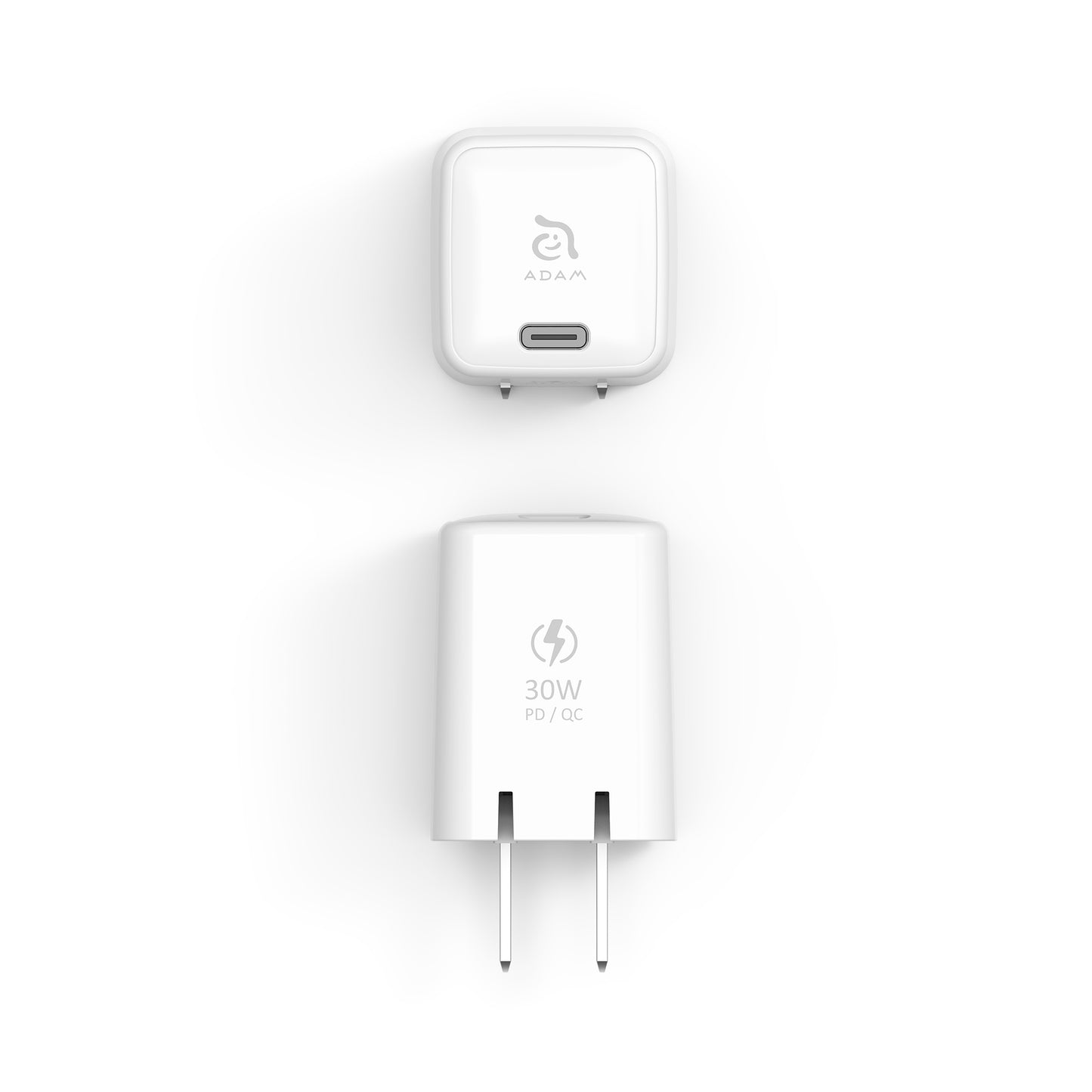 ADAM ELEMENTS Omnia X3 30W USB-C PD Wall Charger - White