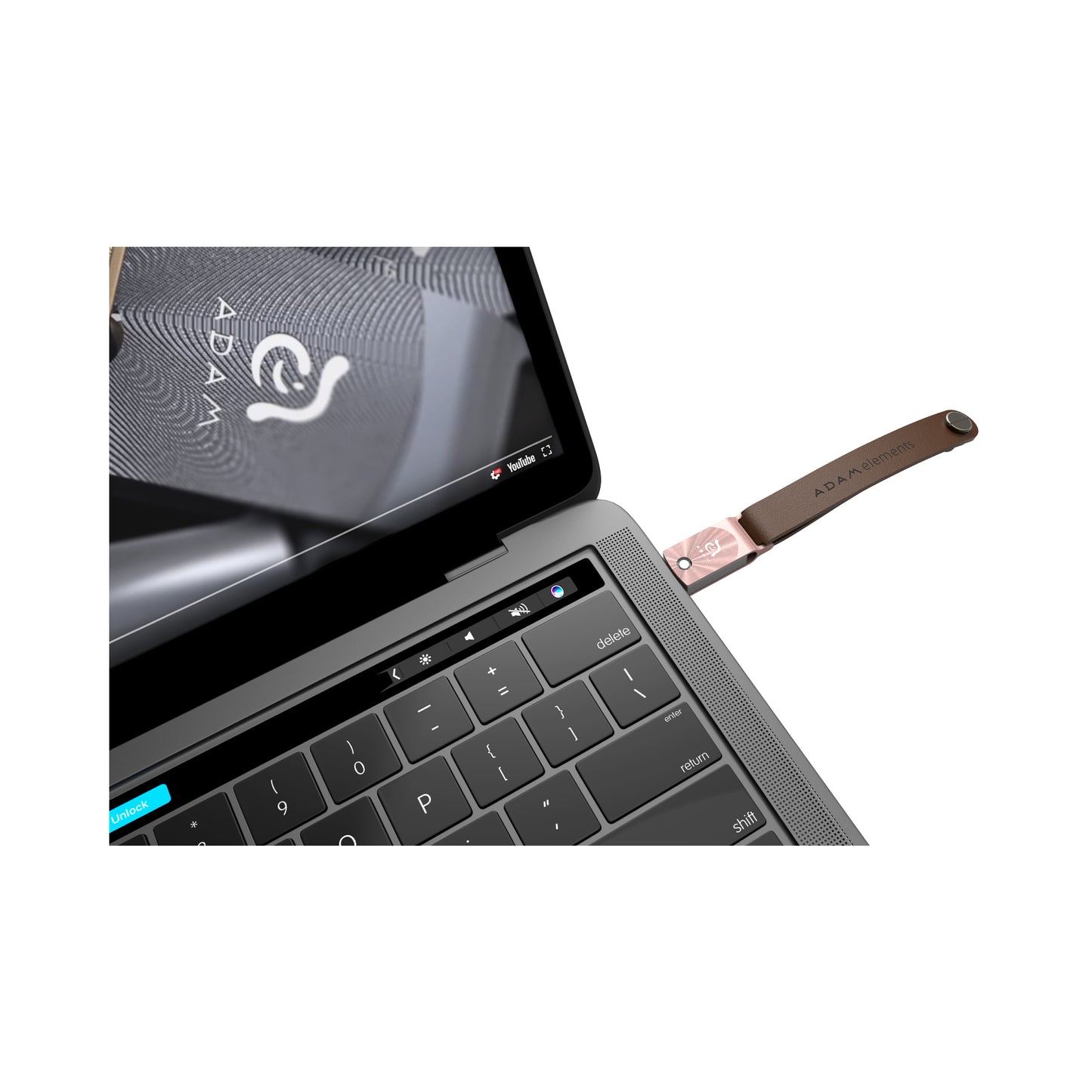 ADAM ELEMENTS Roma USB C to USB 3.0 OTG 64GB Flash Drive - Rose Gold