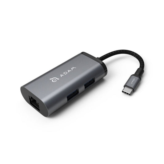 ADAM ELEMENTS Casa eC301 USB C 3-in-1 Hub - Grey