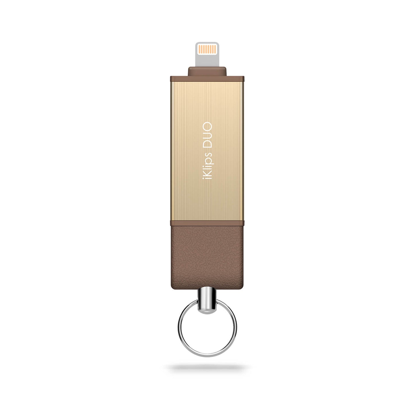 ADAM ELEMENTS iKlips Duo II 64GB - Gold/Brown