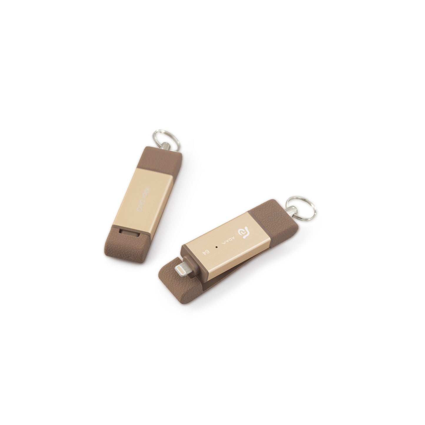 ADAM ELEMENTS iKlips Duo II 64GB - Gold/Brown