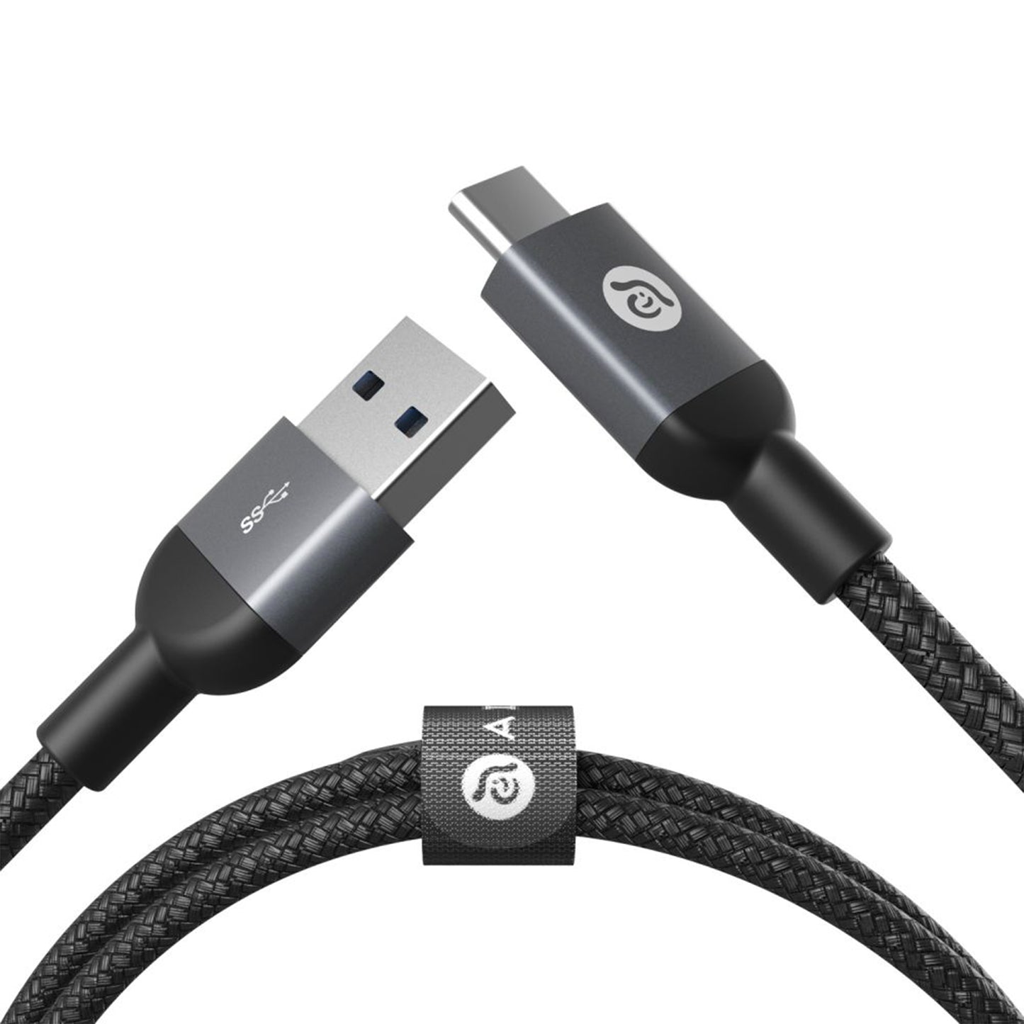 ADAM ELEMENTS Casa M100+ USB3.1 Gen2 USB-C to USB-A Cable - Black