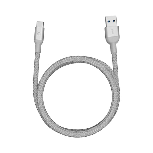 ADAM ELEMENTS Casa M100+ USB3.1 Gen2 USB-C to USB-A Cable - Silver