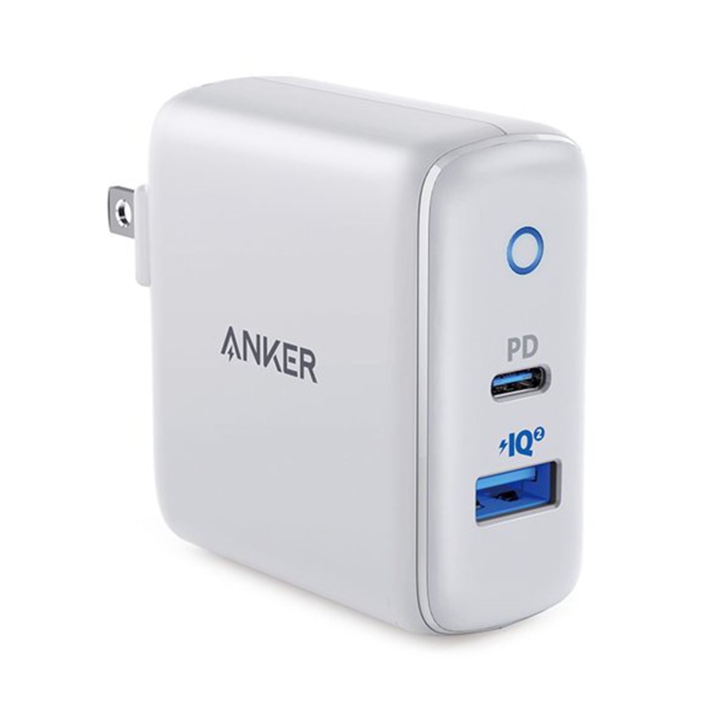 ANKER PowerPort PD+2 USB C and A Wall Charger - White