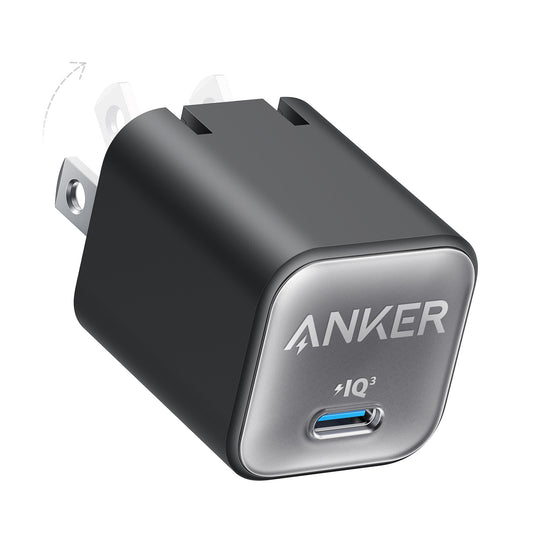 ANKER Nano3 30W USB-C Wall Charger - Phantom Black