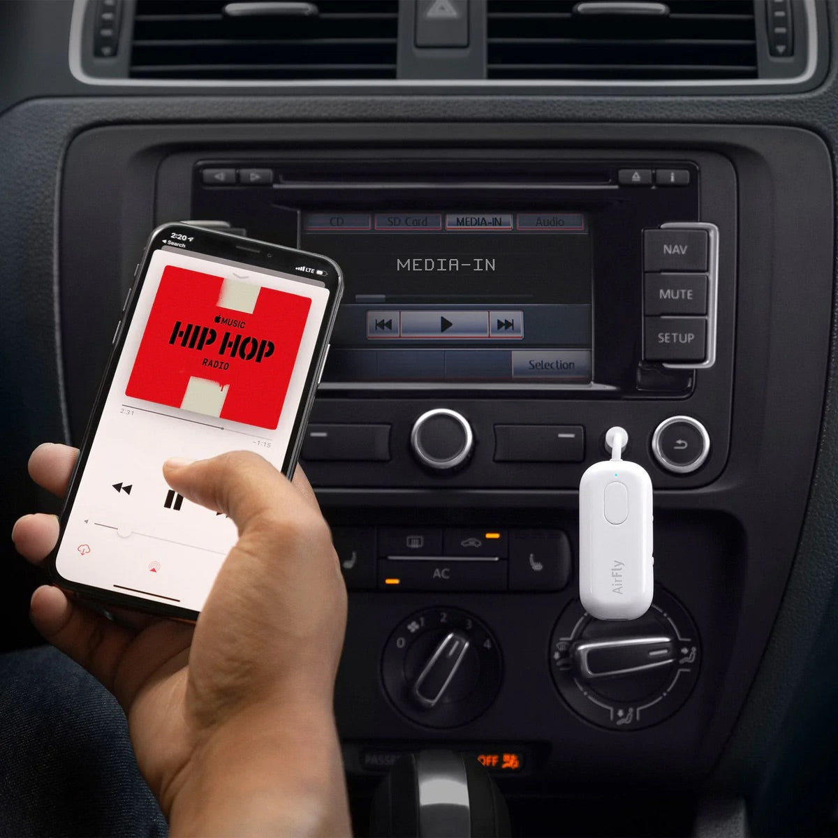 TWELVE SOUTH AirFly SE Bluetooth Transmitter - White