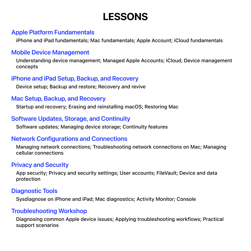 Apple Device Support