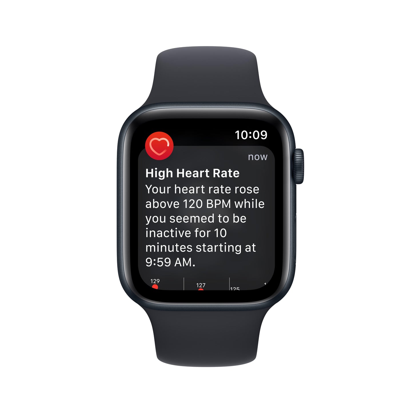 Apple Watch SE GPS + Cellular 44mm Midnight Aluminum Case with Midnight Sport Band - Regular
