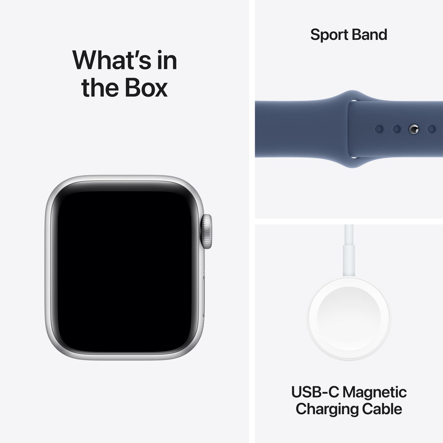 Apple Watch SE GPS 40mm Silver Aluminum Case With Denim Sport Band M apple-watch-se-gps-40mm-silver-aluminum-case-with-denim-sport-band-m