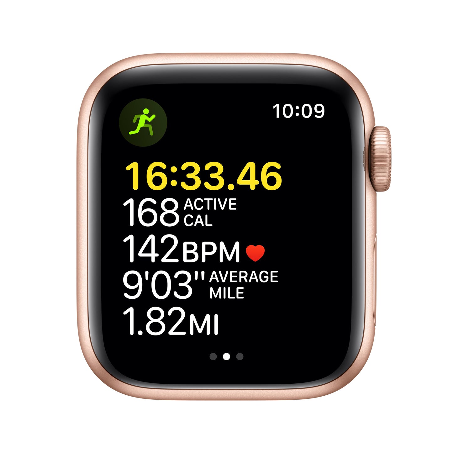 Apple Watch SE GPS, 40mm Gold Aluminum Case with Starlight Sport Band - Regular