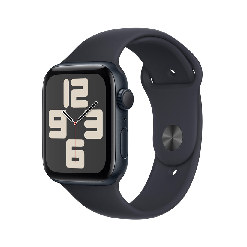 Apple Watch SE GPS 44mm Midnight Aluminum Case with Midnight Sport