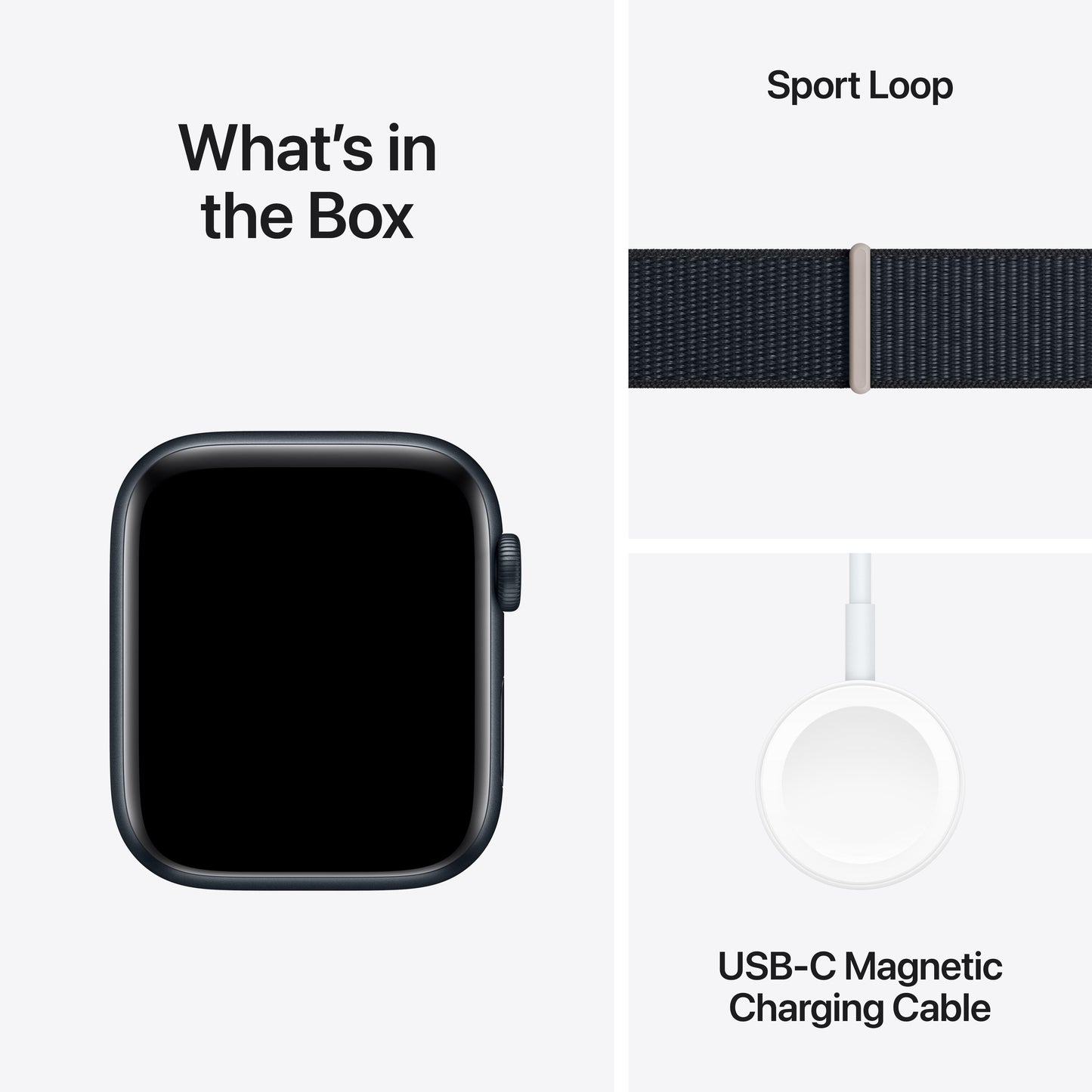 Apple Watch SE GPS + Cellular 44mm Midnight Aluminum Case with Midnight Sport Loop