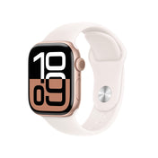 Apple Watch Series 10 GPS 42mm Rose Gold Aluminum Case with Light Blush Sport Band - S/M