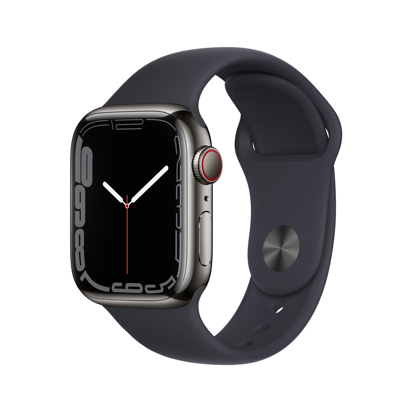 Apple Watch series7 グラファイトステンレス - イヤホン
