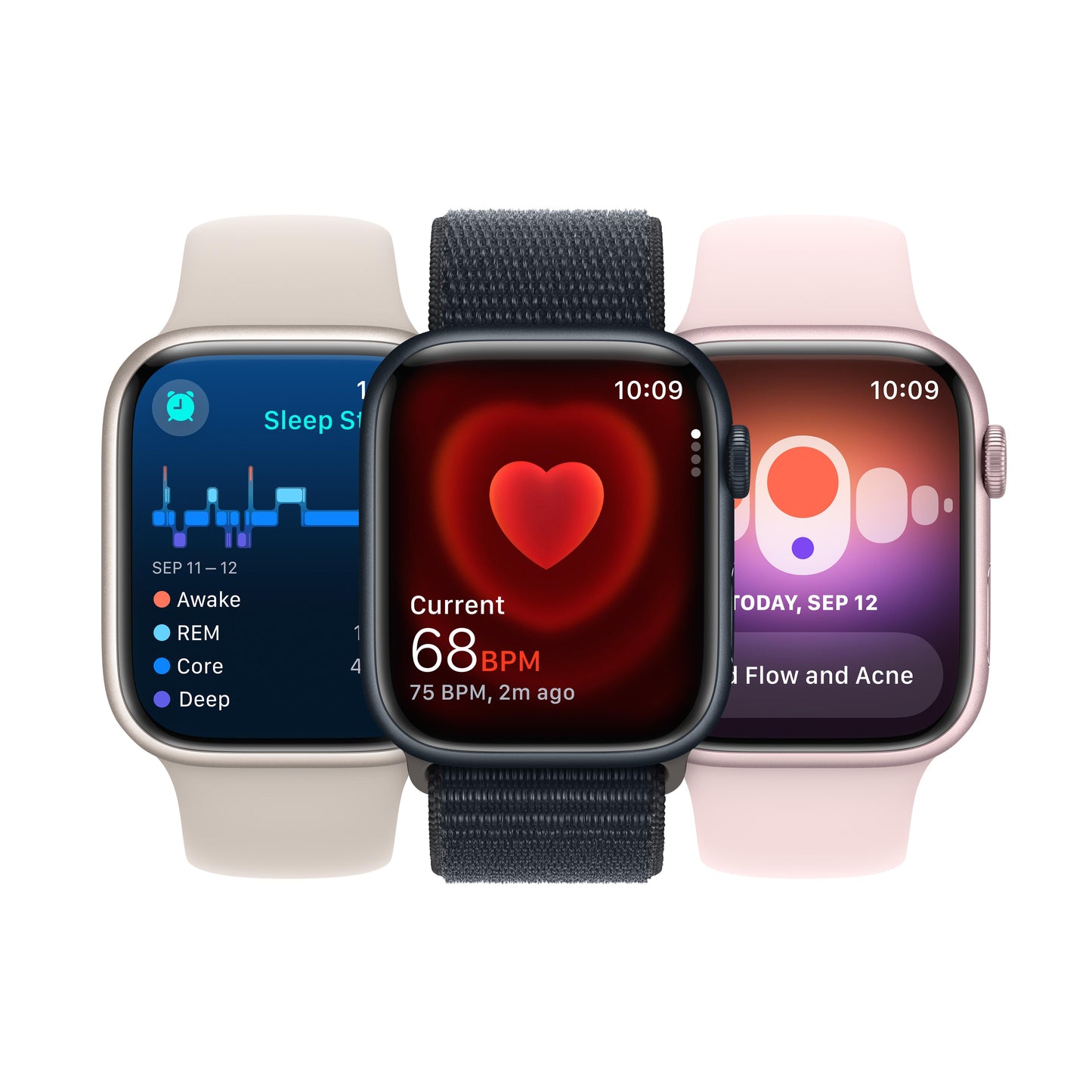 Apple Watch Series 9 GPS 41mm (PRODUCT)RED Aluminum Case with (PRODUCT)RED Sport Band - M/L