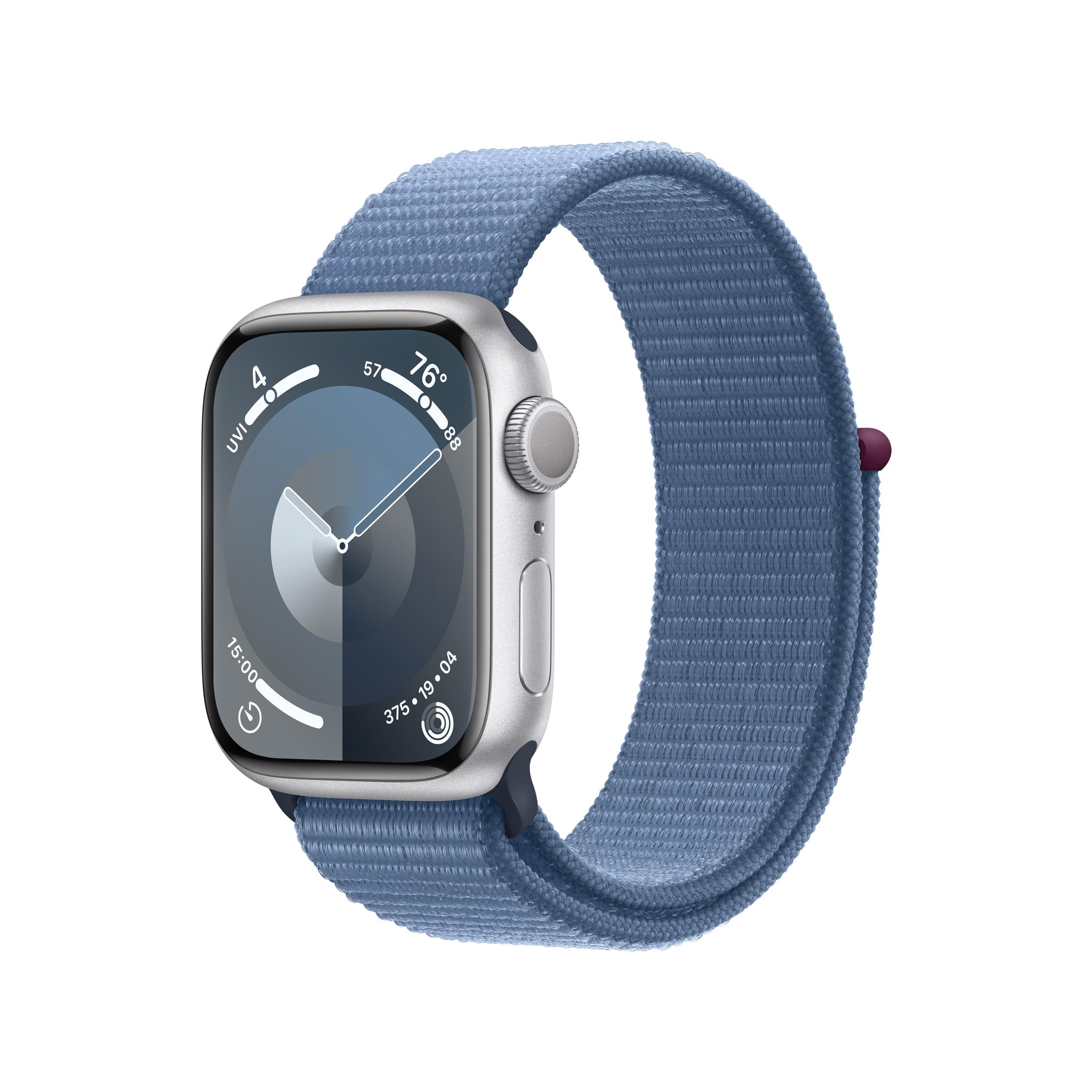 Apple Watch Series 9 GPS 41mm Silver Aluminum Case With Winter Blue Sp apple-watch-series-9-gps-41mm-silver-aluminum-case-with-winter-blue-sp