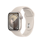 Apple Watch Series 9 GPS 41mm Starlight Aluminum Case with Starlight Sport Band - M/L