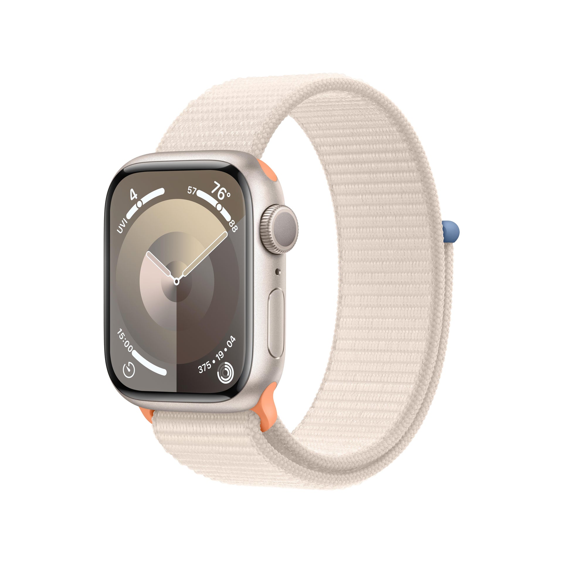 Apple Watch Series 9 GPS 41mm Starlight Aluminum Case with 