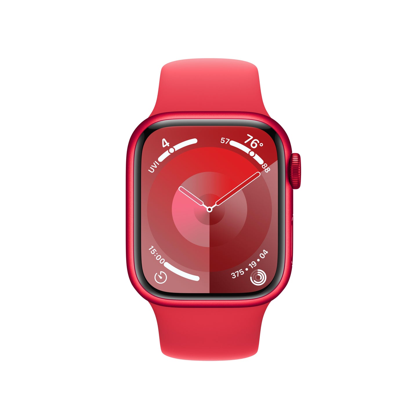 Apple Watch Series 9 GPS + Cellular 41mm (PRODUCT)RED Aluminum Case with (PRODUCT)RED Sport Band - M/L