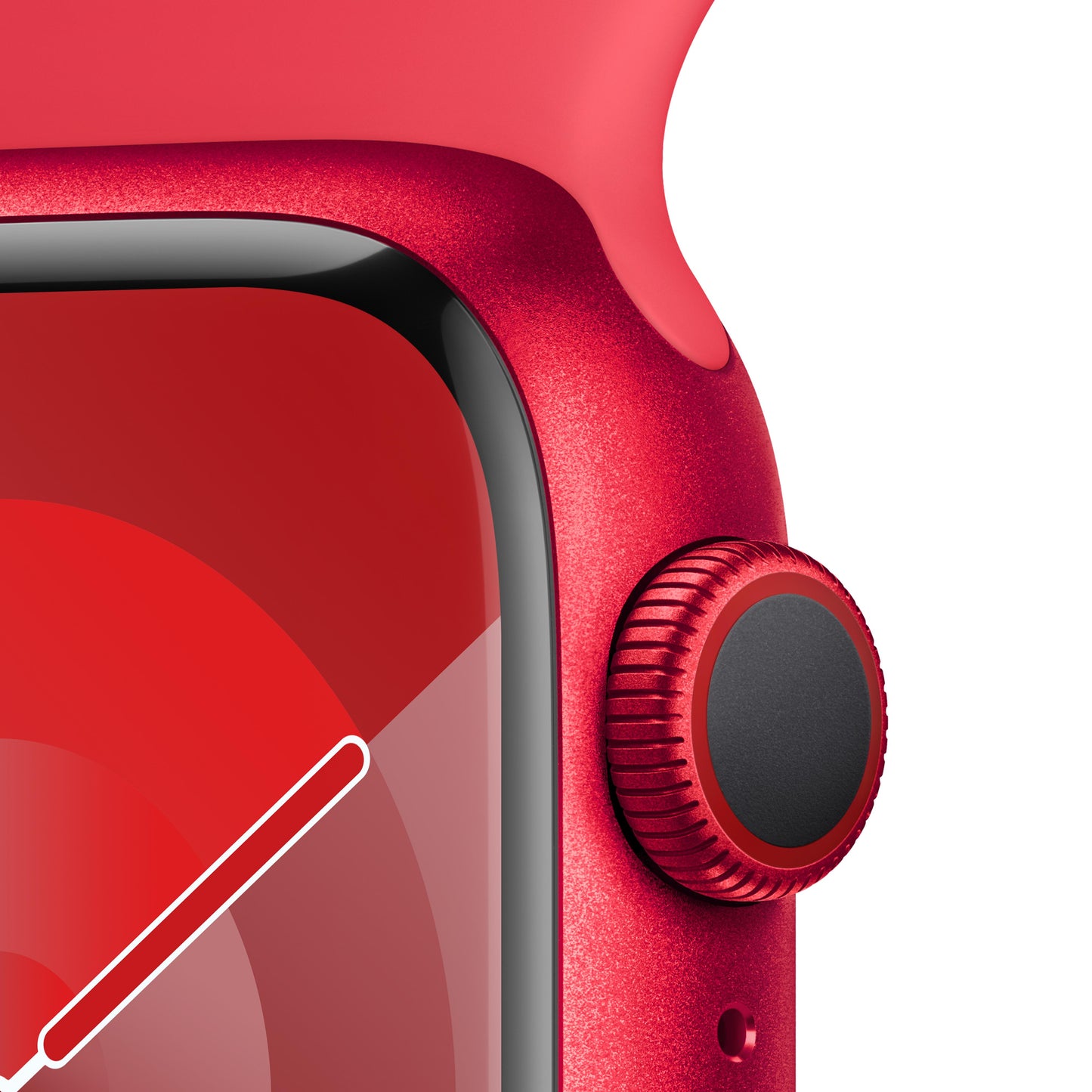 Apple Watch Series 9 GPS + Cellular 41mm (PRODUCT)RED Aluminum Case with (PRODUCT)RED Sport Band - M/L