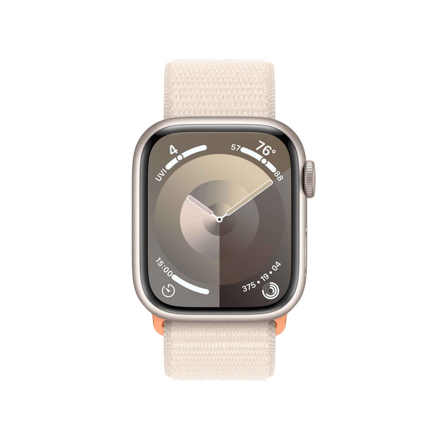 Apple Watch Series 9 GPS + Cellular 41mm Starlight Aluminum Case with Starlight Sport Loop